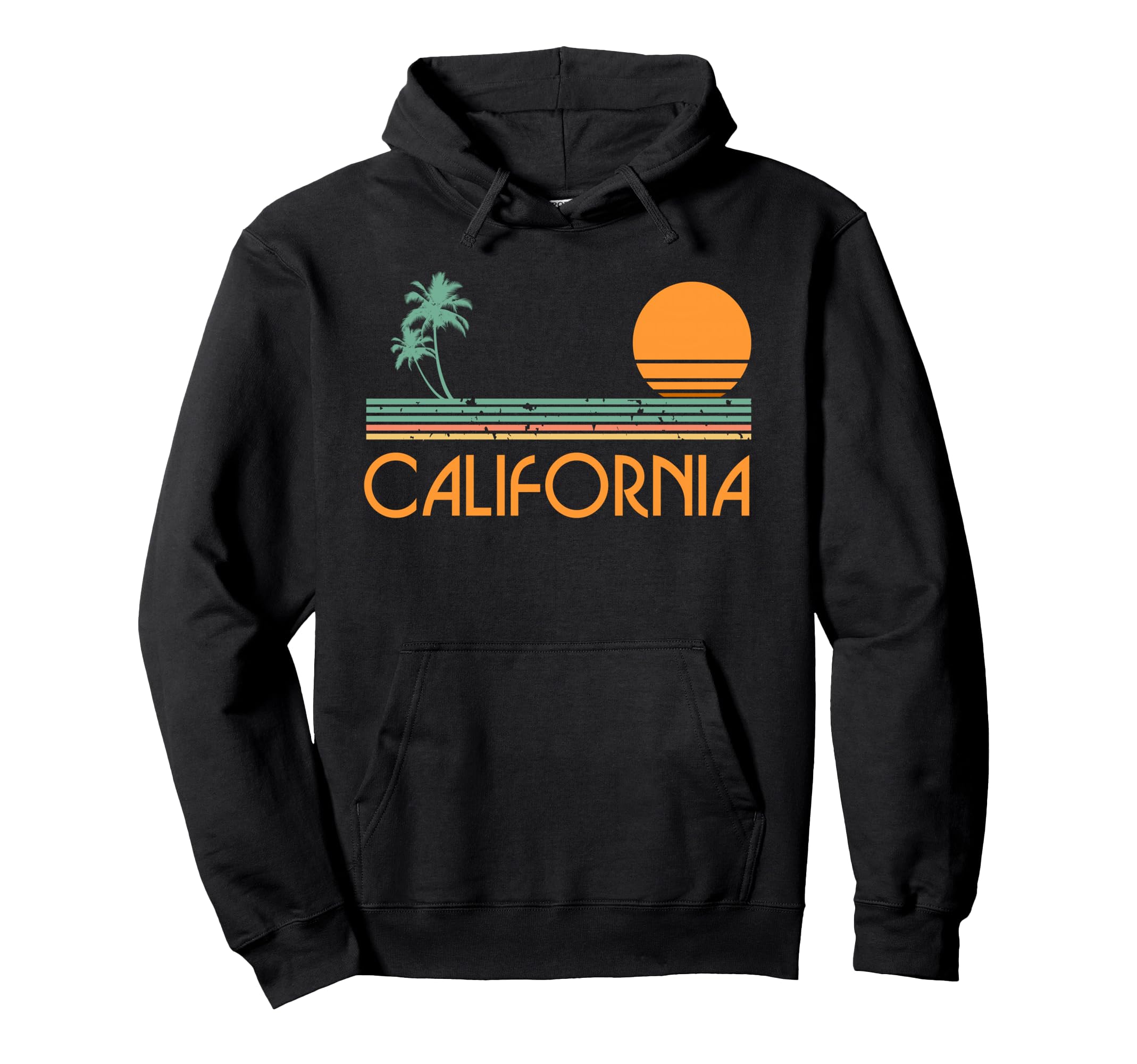 California Beach Hoodie - Fun Novelty Design Men Women - T-Shirt, Sweatshirt, Hoodie