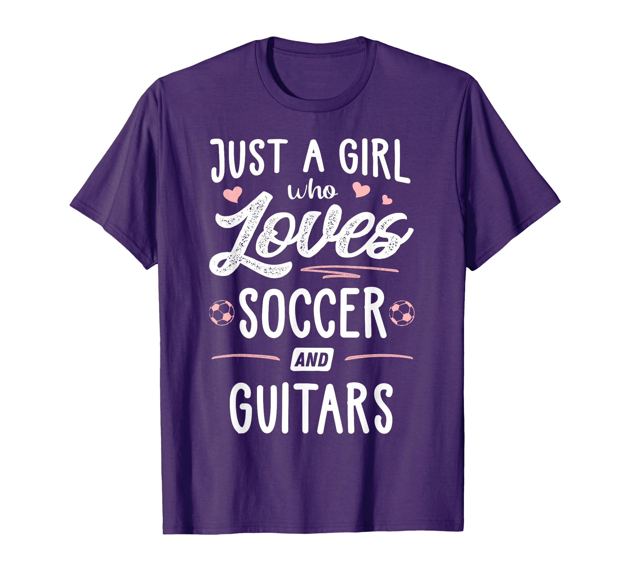 Just Who Loves Soccer And Guitars Gift T-Shirt - Custom Art Print Men Women - T-Shirt, Sweatshirt, Hoodie
