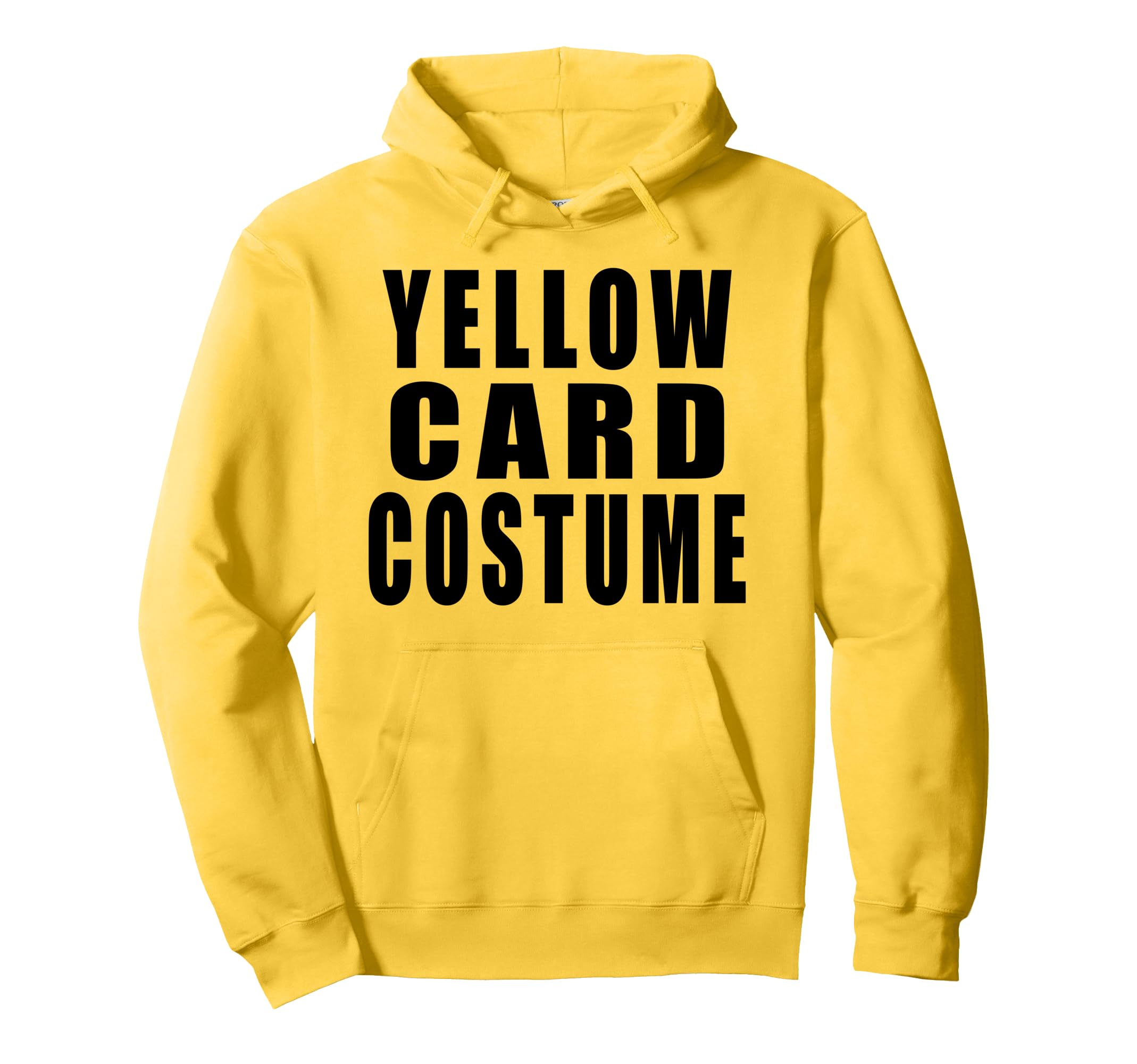 Yellow Card Costume Football Soccer Hoodie - Aesthetic Graphic for Adults - T-Shirt, Sweatshirt, Hoodie