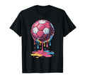 Soccer Ball Drip Ice Cream Drip Game T-Shirt - Novelty Apparel Men Women - T-Shirt, Sweatshirt, Hoodie