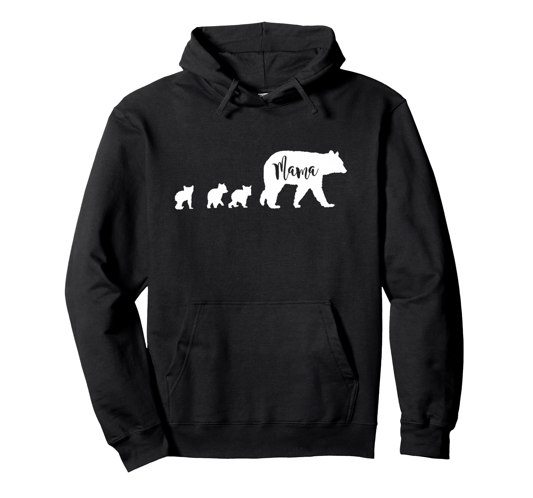 Mama Bear 3 Three Cubs Mom Mother Fun Hoodie - Streetwear Style Men Women - T-Shirt, Sweatshirt, Hoodie