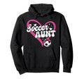 Soccer Aunt Heart Aunt Soccer Player Hoodie - Aesthetic Graphic for Adults - T-Shirt, Sweatshirt, Hoodie