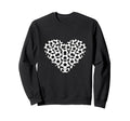 Heart Shaped Soccer Ball Pattern Sweatshirt - Novelty Apparel Men Women - T-Shirt, Sweatshirt, Hoodie