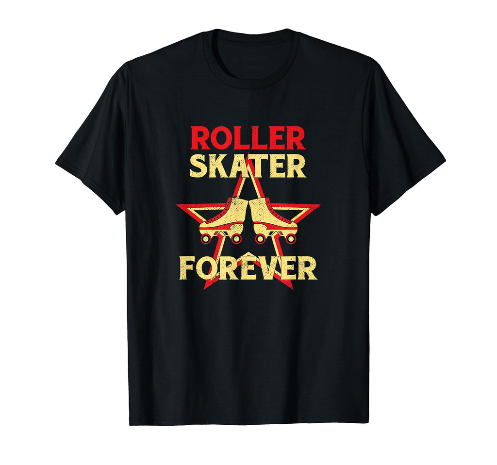 Roller Skater Forever Roller Skates T-Shirt - Unique Graphic Men Women - T-Shirt, Sweatshirt, Hoodie