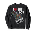 90S Music Notes Cassette Tape Music Sweatshirt - Custom Art Print Unisex - T-Shirt, Sweatshirt, Hoodie