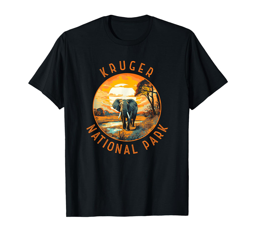 Kruger National Park South Africa Elephant T-Shirt - Graphic Print Unisex - T-Shirt, Sweatshirt, Hoodie