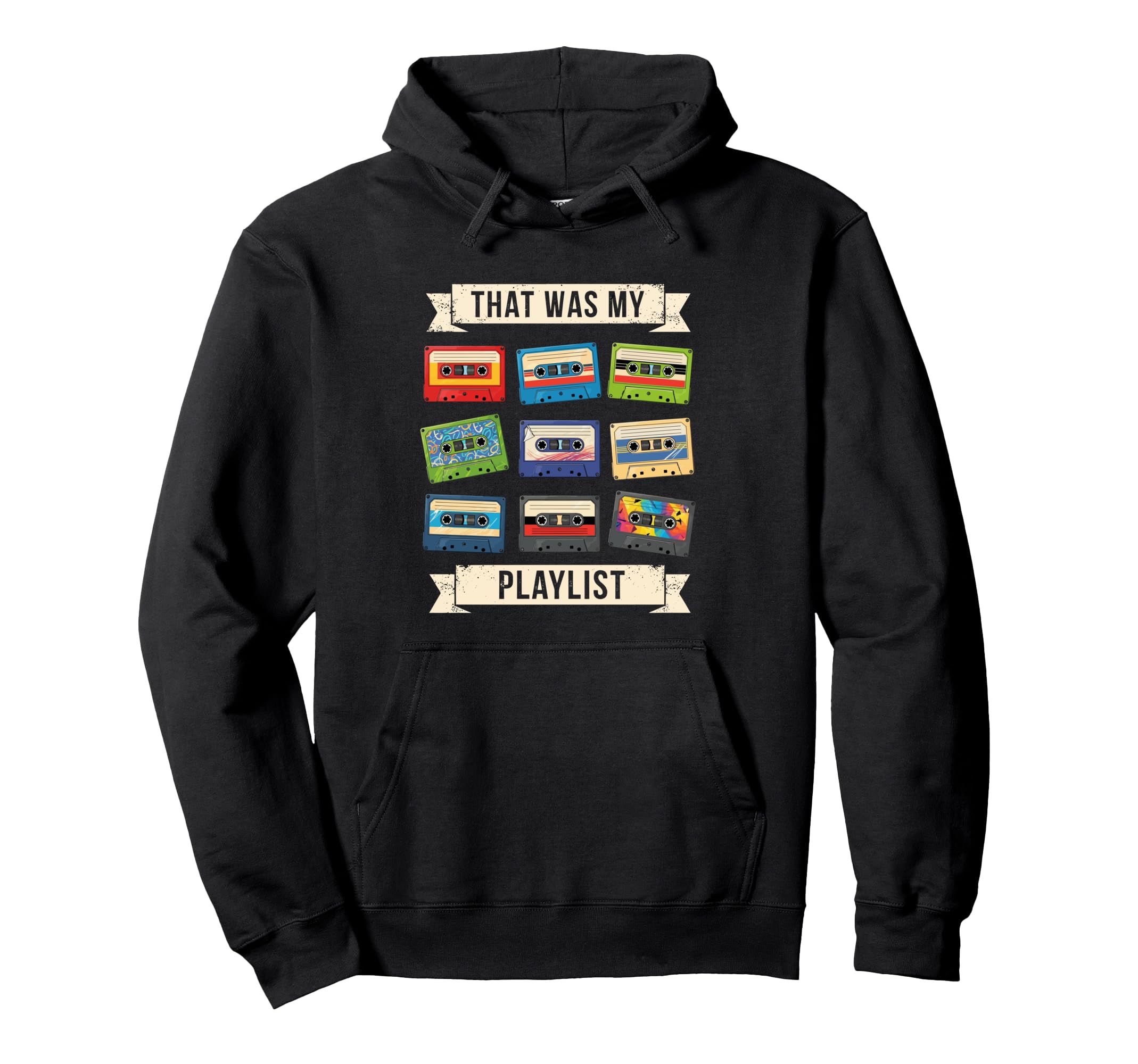 That Was My Playlist Cassette Tape Hoodie - Aesthetic Graphic Unisex - T-Shirt, Sweatshirt, Hoodie