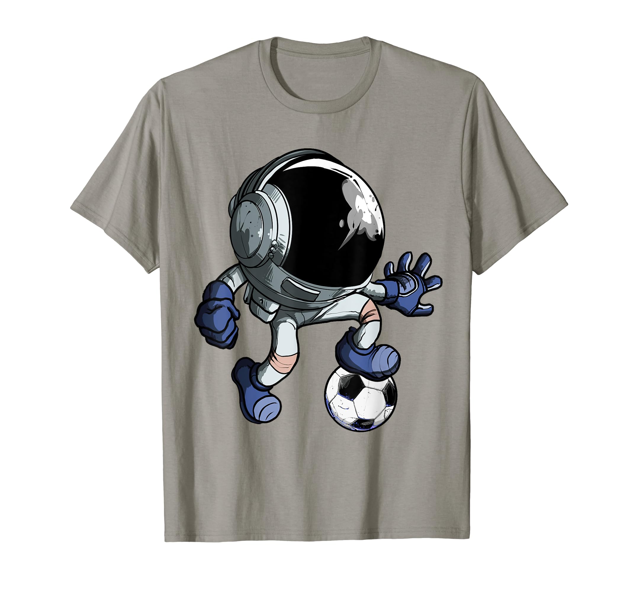 Astronaut Soccer Player Goalie T-Shirt - Novelty Apparel for Adults - T-Shirt, Sweatshirt, Hoodie