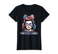 Patriotic Soccer Mom American Flag T-Shirt - Custom Art Print Unisex - T-Shirt, Sweatshirt, Hoodie