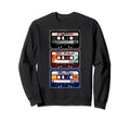 Old School Hip Hop 80S 90S Mixtape Sweatshirt - Graphic Print Men Women - T-Shirt, Sweatshirt, Hoodie