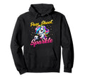 Pass Shoot Sparkle Soccer Player Hoodie - Aesthetic Graphic for Adults - T-Shirt, Sweatshirt, Hoodie