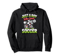 Just Who Loves Soccer Footbal Player Hoodie - Aesthetic Graphic for Adults - T-Shirt, Sweatshirt, Hoodie