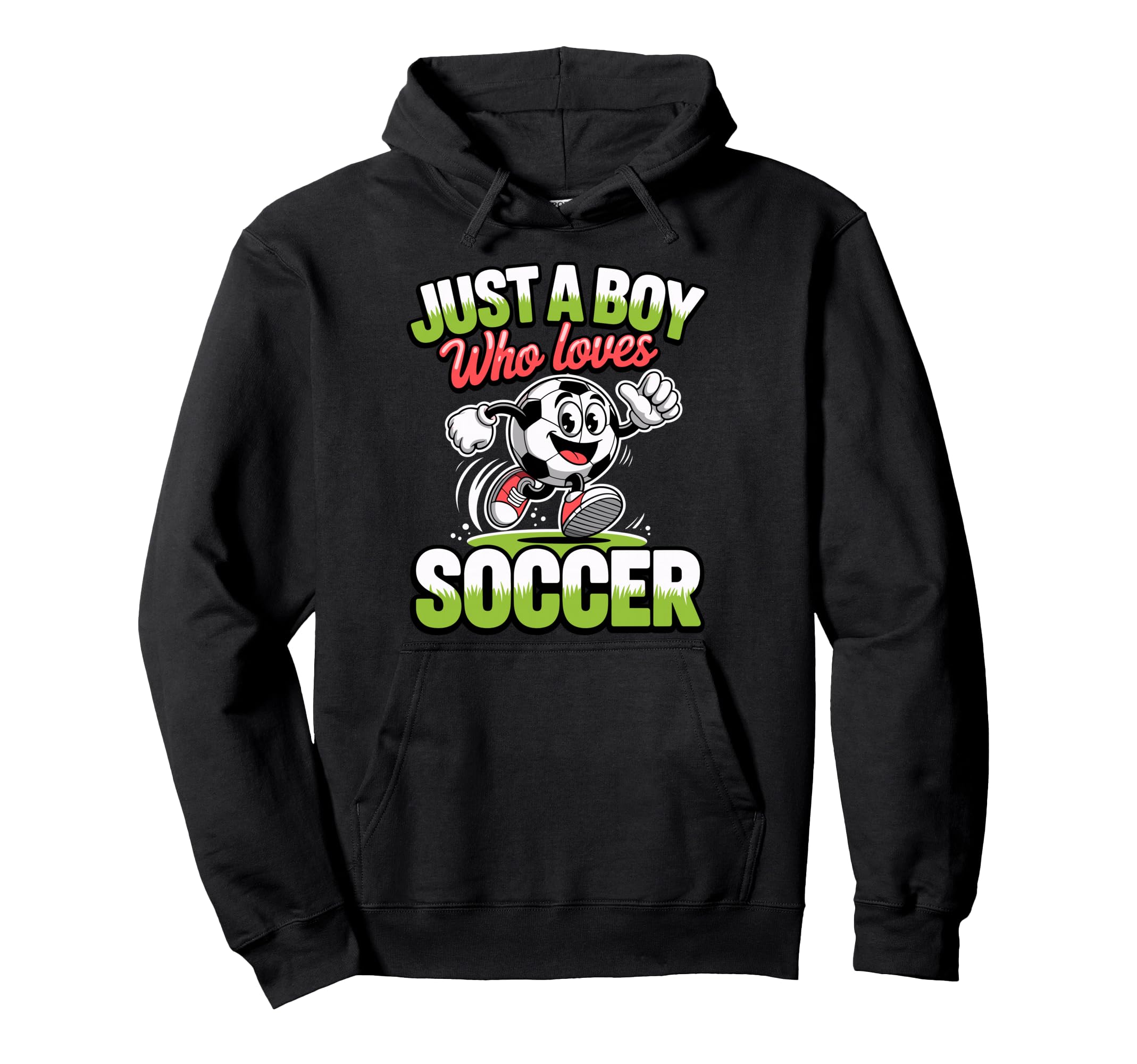 Just Who Loves Soccer Footbal Player Hoodie - Casual Everyday Wear Unisex - T-Shirt, Sweatshirt, Hoodie