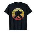 Ice Hockey Sunset Goalie Goalkeeper T-Shirt - Unique Graphic Unisex - T-Shirt, Sweatshirt, Hoodie