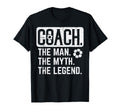 Coach Myth Legend Soccer Football T-Shirt - Fun Novelty Design for Adults - T-Shirt, Sweatshirt, Hoodie