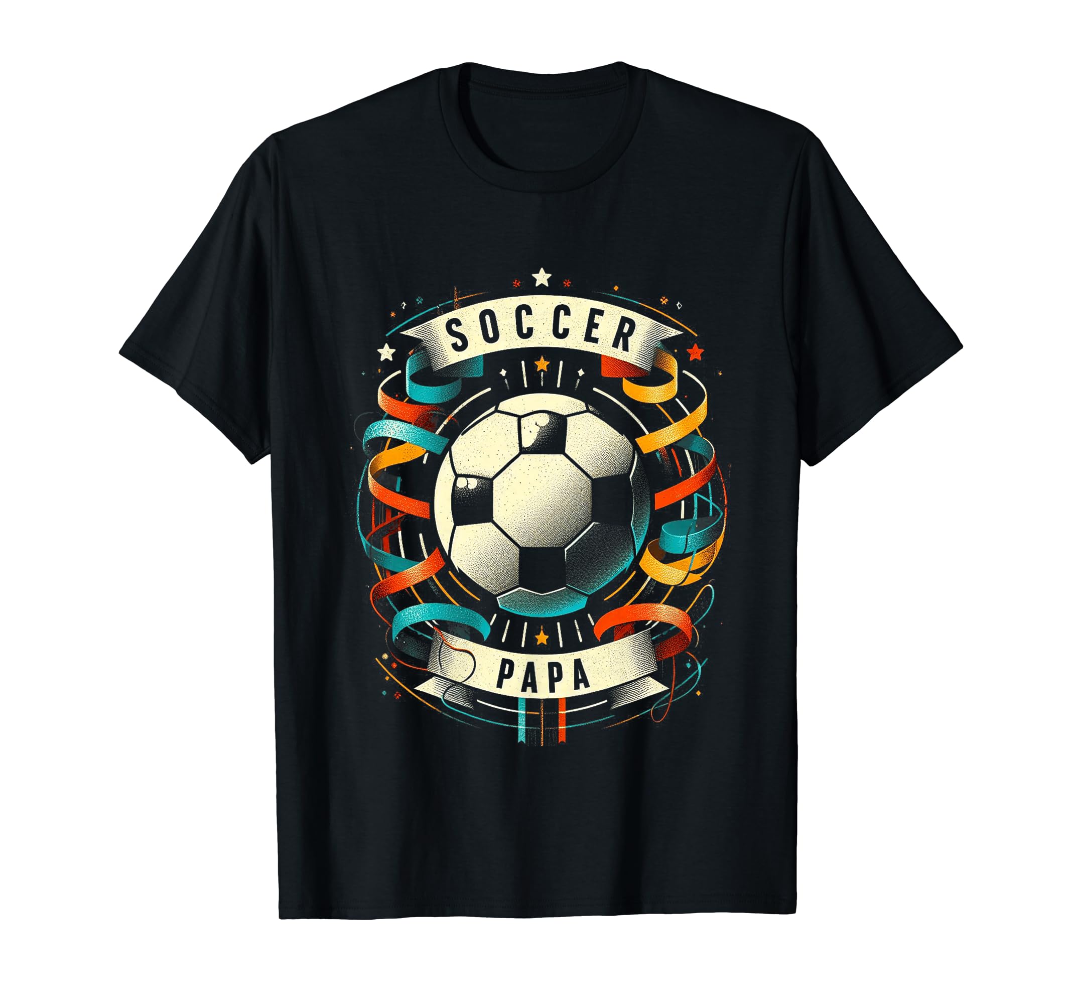 Soccer Papa Family Matching Dad Fathers T-Shirt - Unique Graphic Men Women - T-Shirt, Sweatshirt, Hoodie