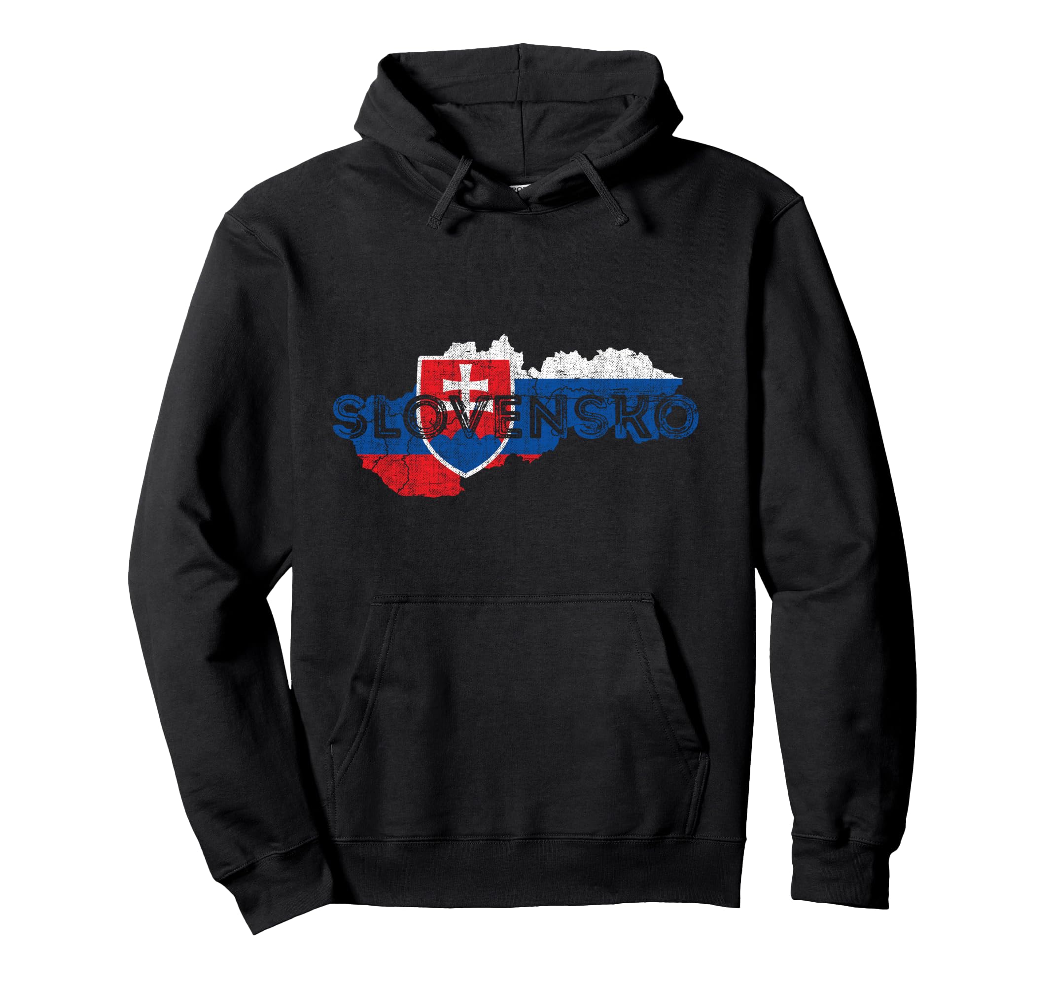 Slovak Map And Flag Souvenir Hoodie - Custom Art Print for Adults - T-Shirt, Sweatshirt, Hoodie