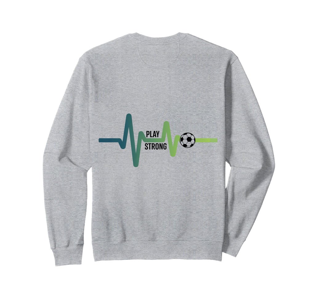 Heartbeat Soccer Life Sweatshirt - Minimalist Print Men Women - T-Shirt, Sweatshirt, Hoodie