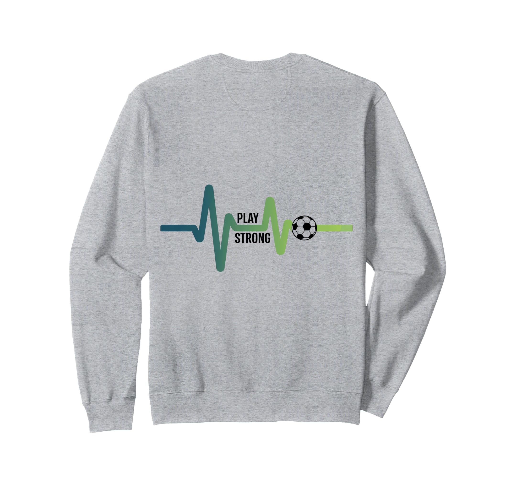 Heartbeat Soccer Life Sweatshirt - Minimalist Print Men Women - T-Shirt, Sweatshirt, Hoodie