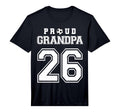 Number 26 Custom Proud Soccer Futbol T-Shirt - Graphic Print Unisex - T-Shirt, Sweatshirt, Hoodie
