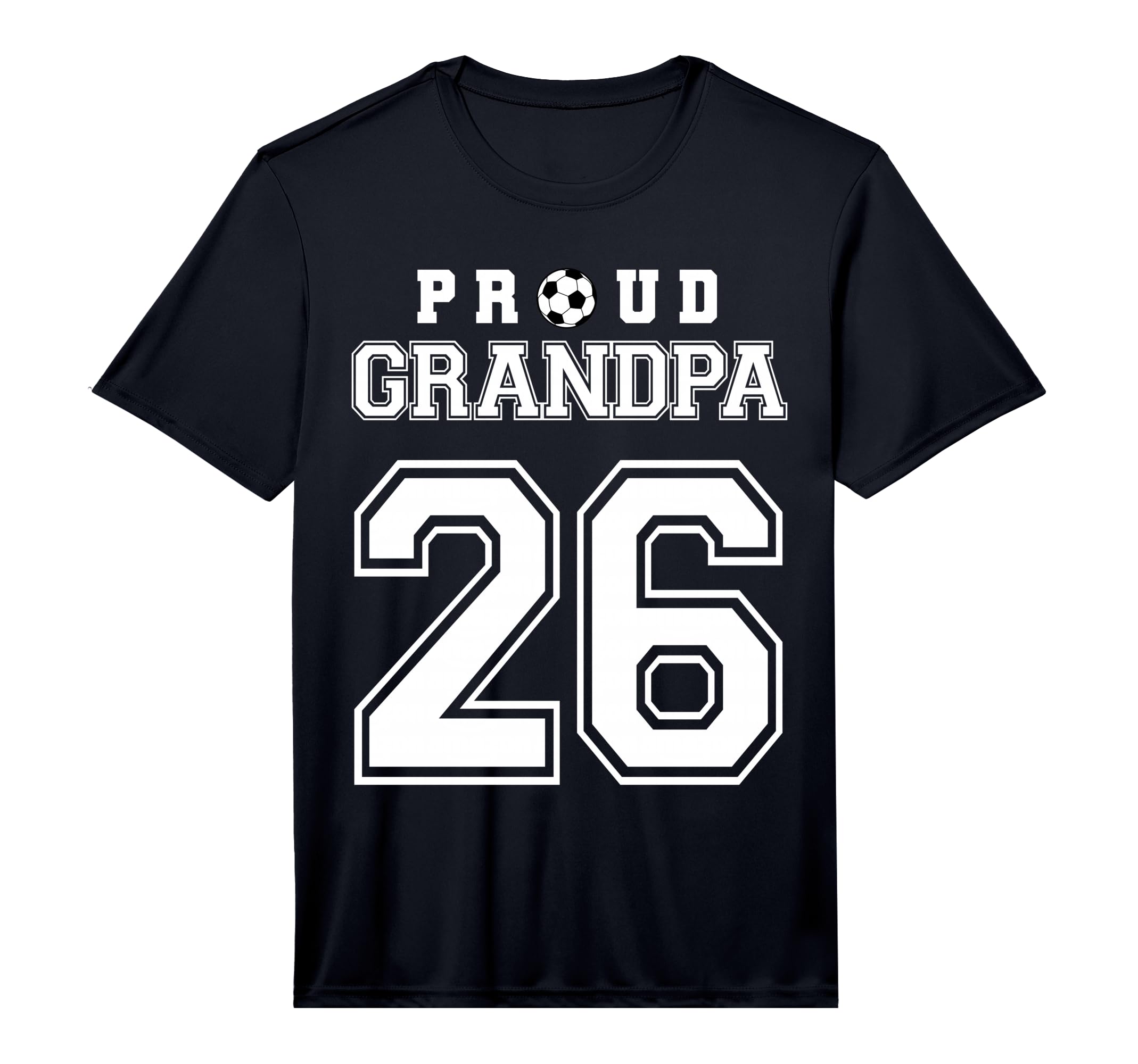 Number 26 Custom Proud Soccer Futbol T-Shirt - Graphic Print Unisex - T-Shirt, Sweatshirt, Hoodie