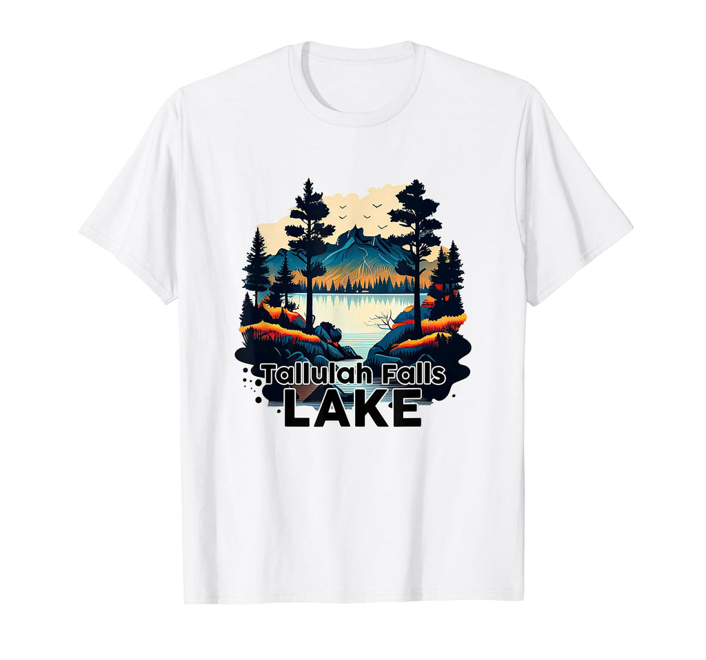 Tallulah Falls Lake Lake Tallulah T-Shirt - Custom Art Print Men Women - T-Shirt, Sweatshirt, Hoodie