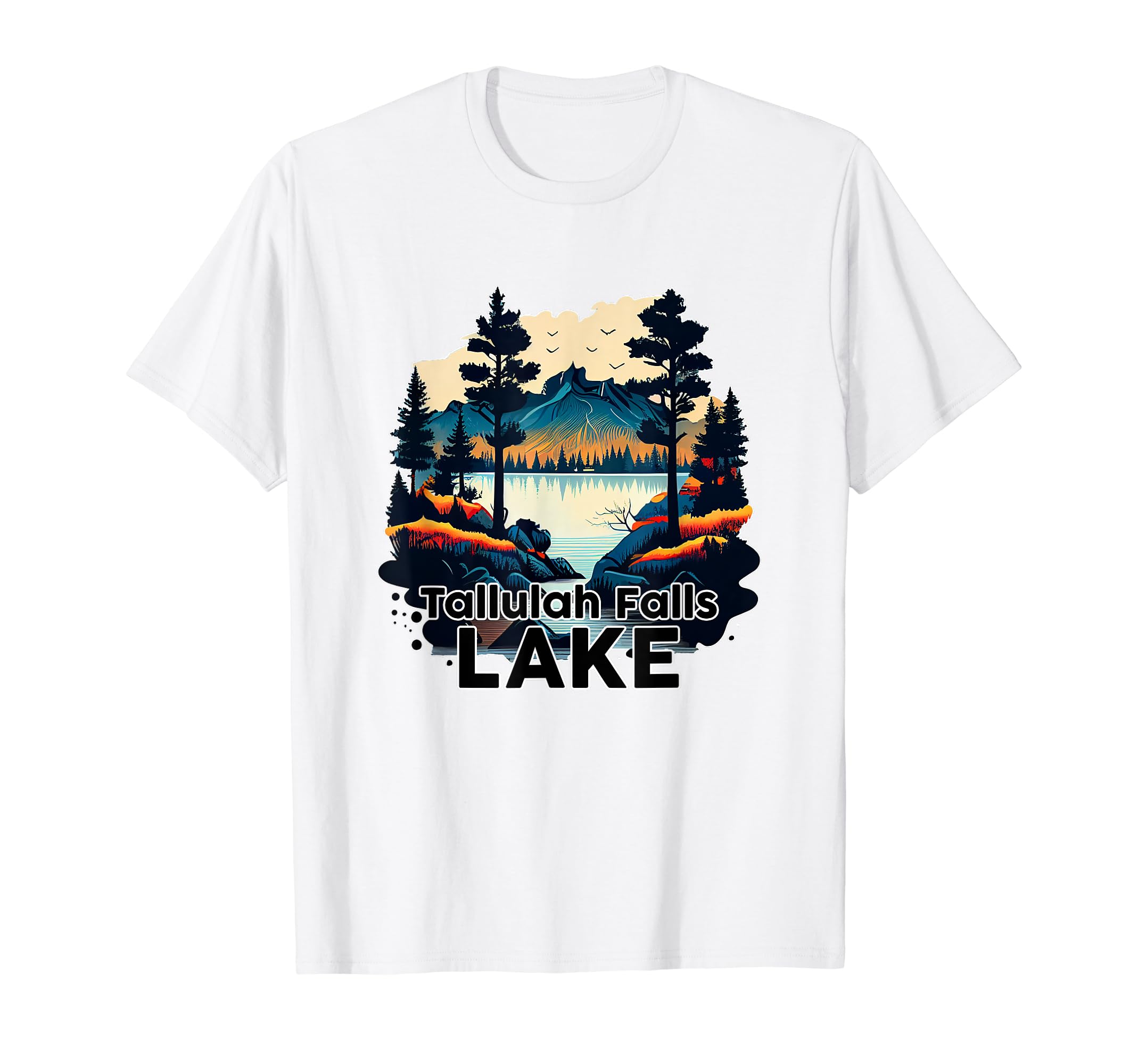 Tallulah Falls Lake Lake Tallulah T-Shirt - Custom Art Print Men Women - T-Shirt, Sweatshirt, Hoodie