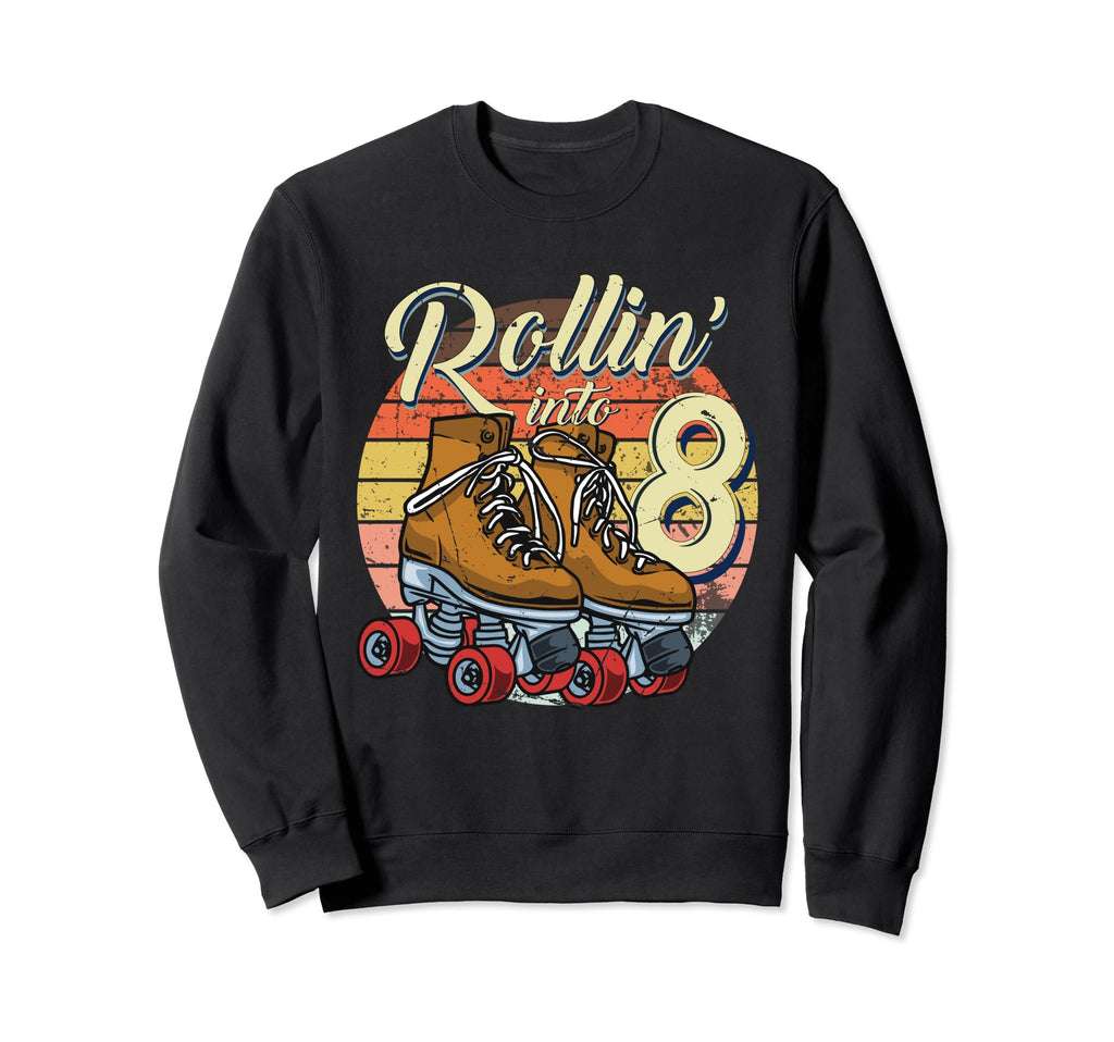 8Th Bday Outfit 8 Year Old Sweatshirt - Streetwear Style for Adults - T-Shirt, Sweatshirt, Hoodie