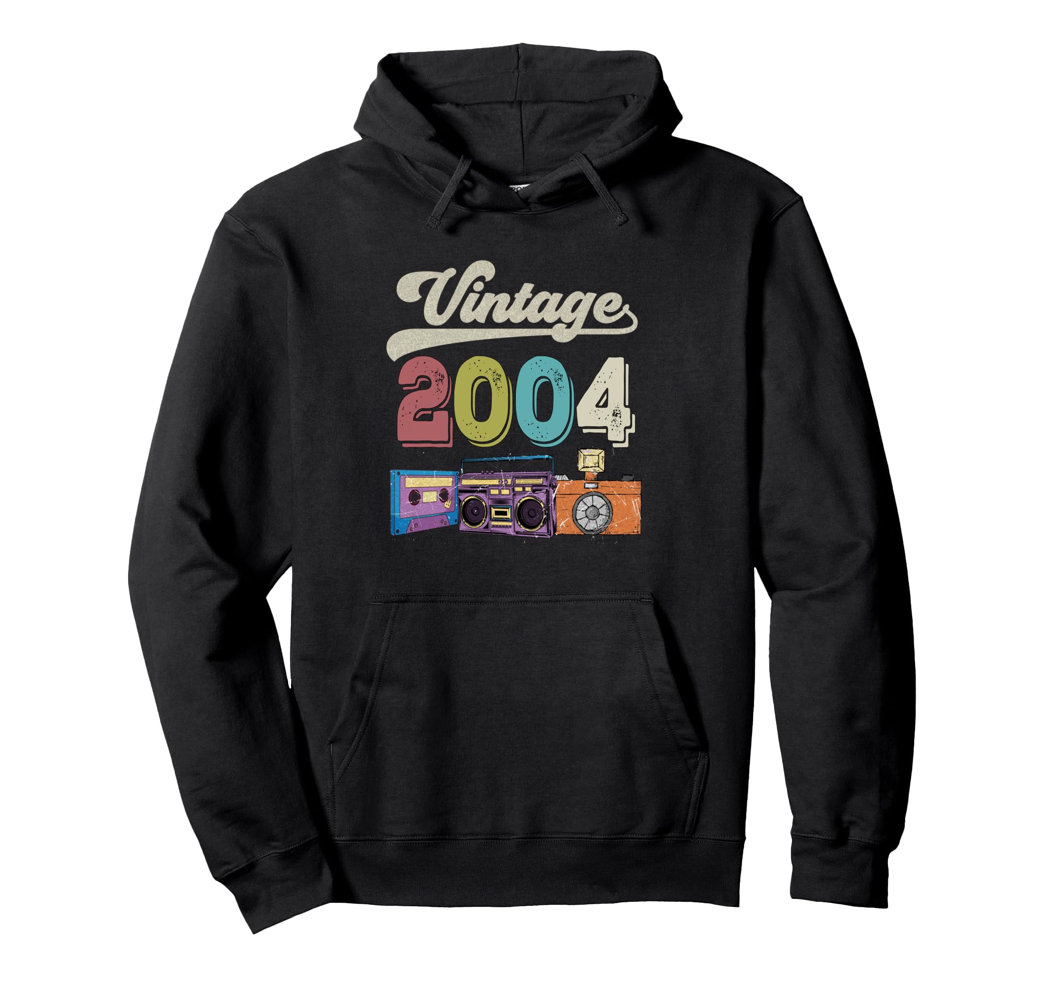 2004 Birthday Funny Old Cassette Tape Hoodie - Aesthetic Graphic Men Women - T-Shirt, Sweatshirt, Hoodie