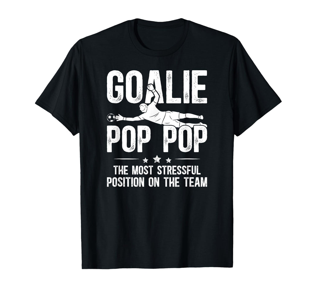 Soccer Goalie Pop Pop Definition T-Shirt - Trendy Graphic for Adults - T-Shirt, Sweatshirt, Hoodie