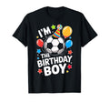 Soccer Birthday Sports Theme Bday T-Shirt - Minimalist Print for Adults - T-Shirt, Sweatshirt, Hoodie
