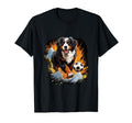 Bernese Mountain Dog Soccer T-Shirt - Casual Everyday Wear Men Women - T-Shirt, Sweatshirt, Hoodie