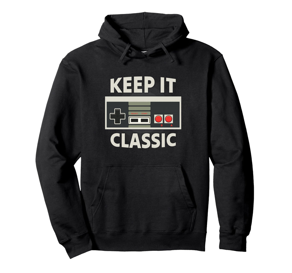 Video Game Controller Evolution 80S Hoodie - Minimalist Print for Adults - T-Shirt, Sweatshirt, Hoodie