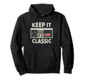 Video Game Controller Evolution 80S Hoodie - Minimalist Print for Adults - T-Shirt, Sweatshirt, Hoodie