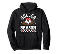 Soccer Season Soccer Game Day Soccer Hoodie - Aesthetic Graphic Unisex - T-Shirt, Sweatshirt, Hoodie
