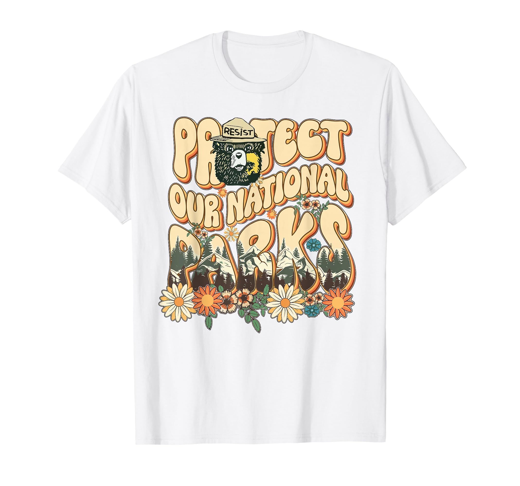 Floral Protect Our National Parks T-Shirt - Unique Graphic for Adults - T-Shirt, Sweatshirt, Hoodie