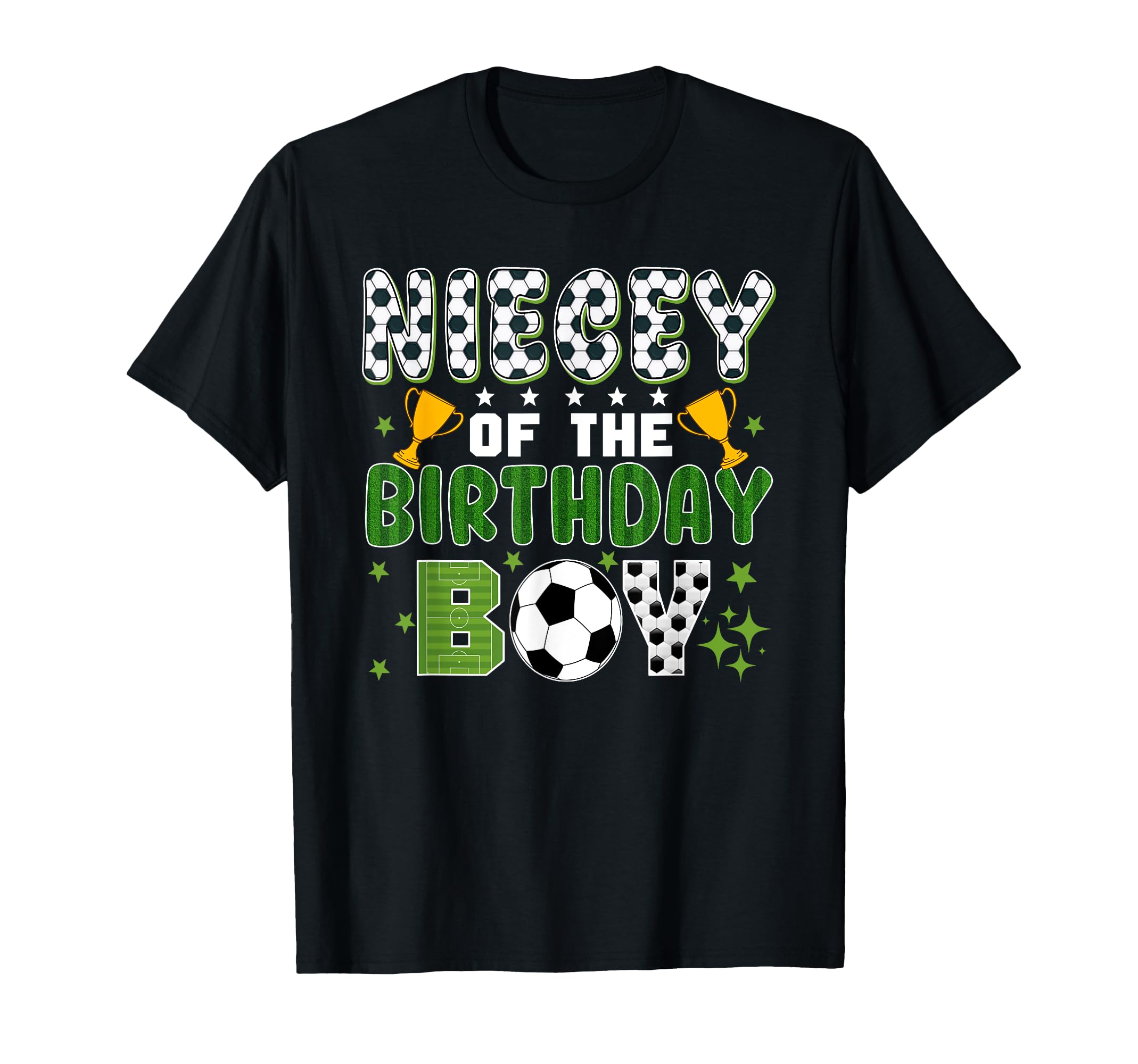 Niecey Birthday Soccer Group Family T-Shirt - Aesthetic Graphic Unisex - T-Shirt, Sweatshirt, Hoodie