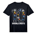 10 Soccer Birthday Double Digits T-Shirt - Custom Art Print Men Women - T-Shirt, Sweatshirt, Hoodie
