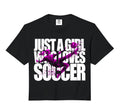Just Who Loves Soccer Teen Soccer Sweatshirt - Minimalist Print Unisex - T-Shirt, Sweatshirt, Hoodie