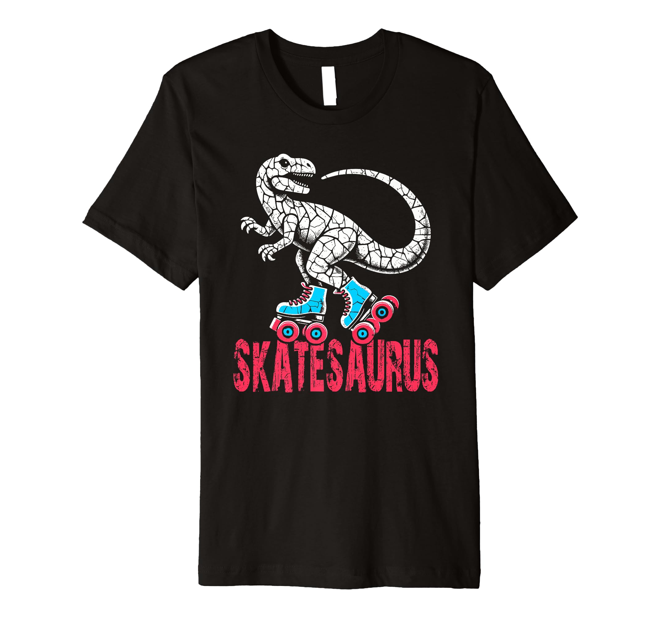 Skate Dinosaurs Roller Skating T-Shirt - Custom Art Print for Adults - T-Shirt, Sweatshirt, Hoodie