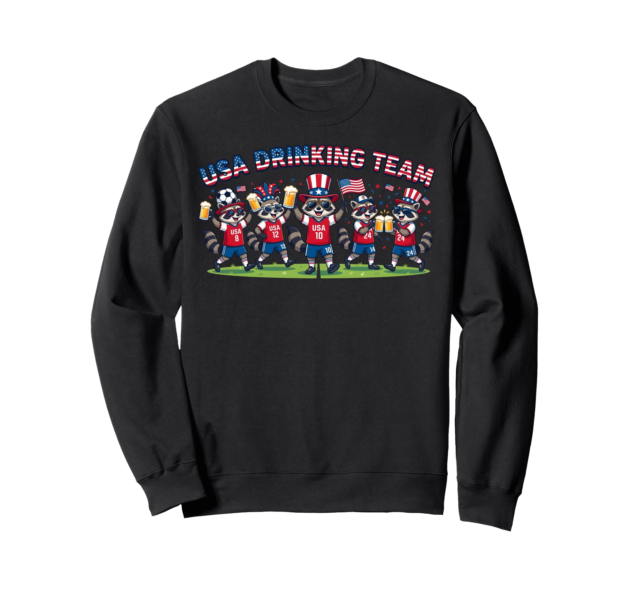 Usa Raccoon Soccer Tournament 2016 Sweatshirt - Novelty Apparel Unisex - T-Shirt, Sweatshirt, Hoodie