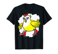 Funny Chicken Roller Skates Farm T-Shirt - Casual Everyday Wear Men Women - T-Shirt, Sweatshirt, Hoodie