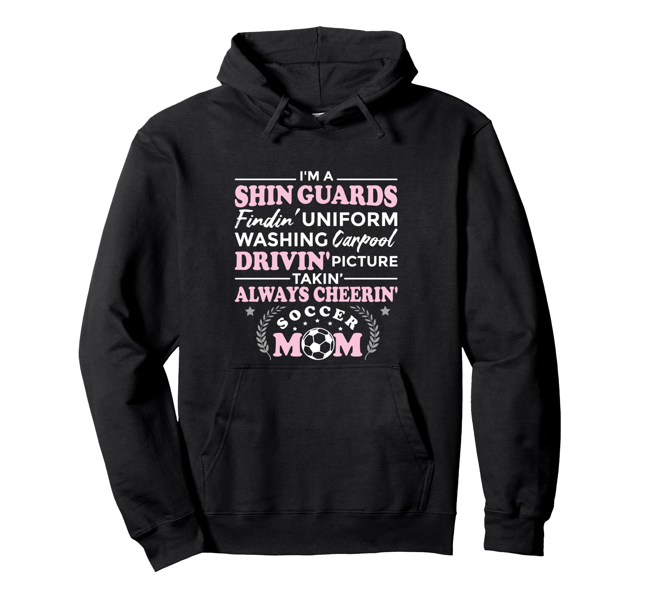 Funny Soccer Mom Soccer Mom Hoodie - Minimalist Print Men Women - T-Shirt, Sweatshirt, Hoodie