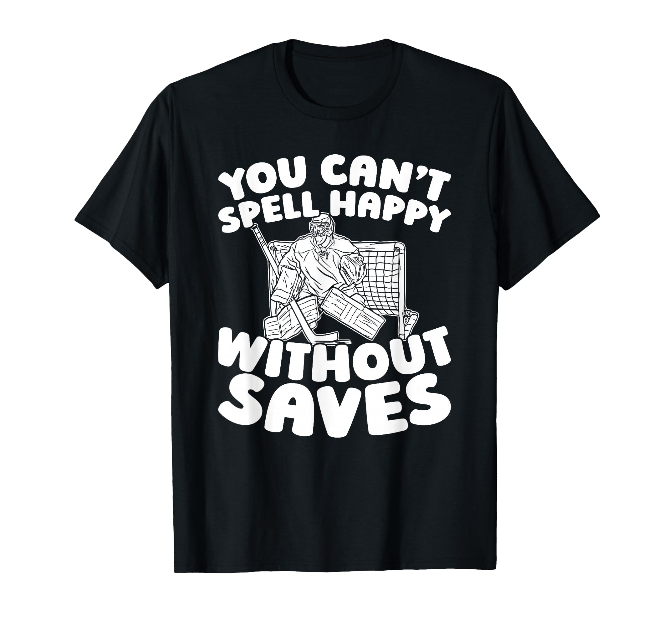 Hockey Goalkeeper Ice Hockey Goalie T-Shirt - Minimalist Print Men Women - T-Shirt, Sweatshirt, Hoodie