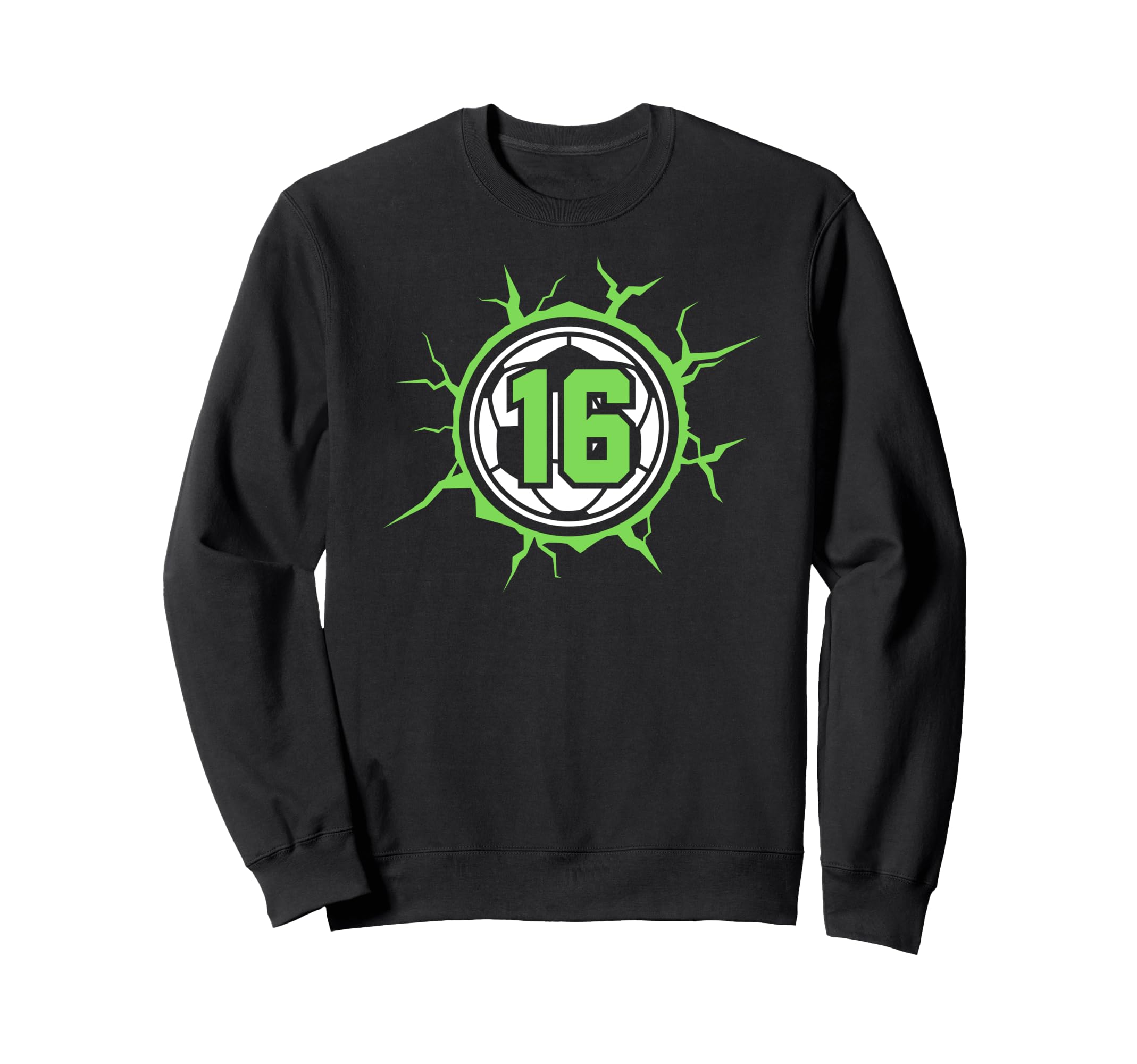 Soccer 16Th Birthday 16 Year Old Sweatshirt - Minimalist Print Unisex - T-Shirt, Sweatshirt, Hoodie