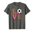 Love Leopard Soccer Ball Womens Soccer T-Shirt - Graphic Print for Adults - T-Shirt, Sweatshirt, Hoodie