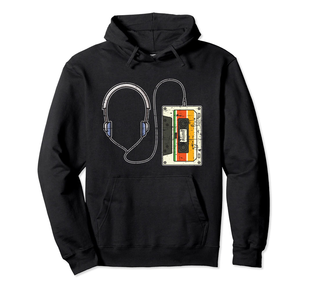 80S Mixtape 1980S Music Lover Hoodie - Minimalist Print for Adults - T-Shirt, Sweatshirt, Hoodie