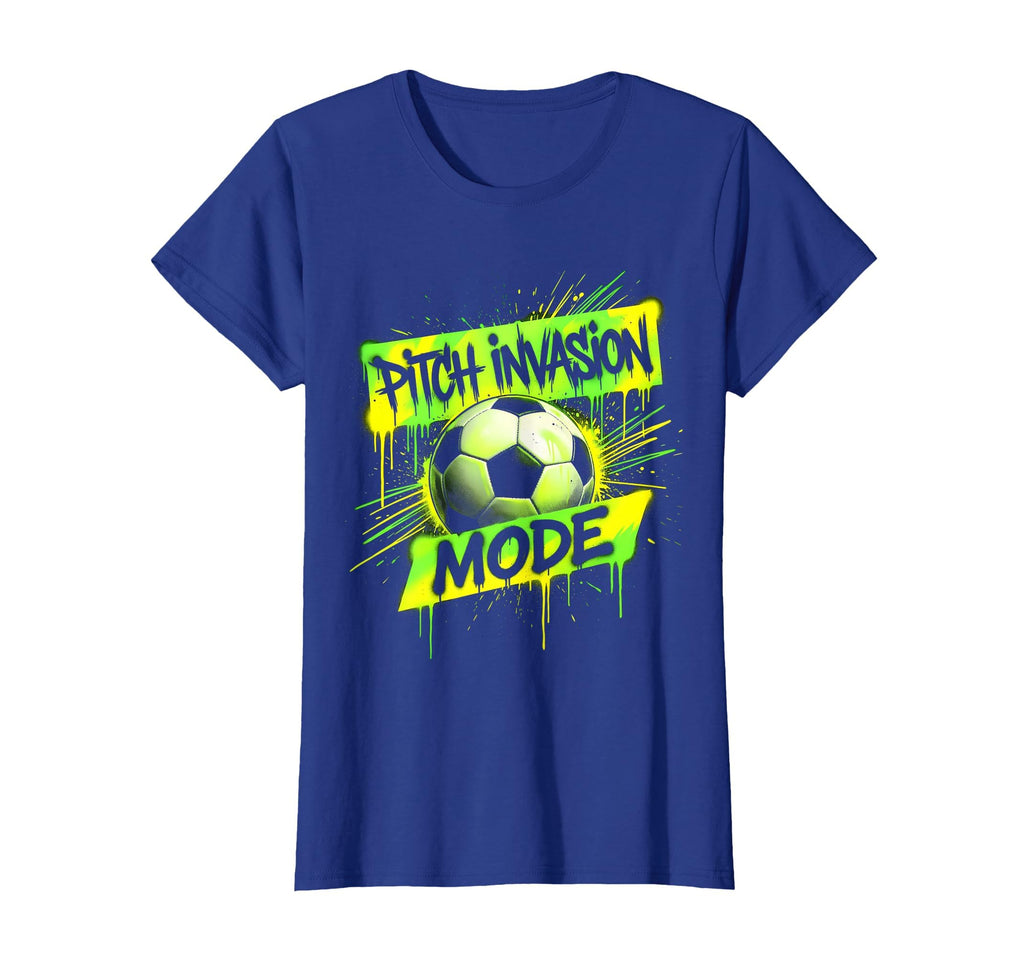 Pitch Invasion Mode Soccer Ball T-Shirt - Streetwear Style for Adults - T-Shirt, Sweatshirt, Hoodie