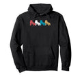 Colors Roller Skate Lineup Rokller Hoodie - Unique Graphic Men Women - T-Shirt, Sweatshirt, Hoodie