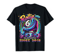 Birthday Roller Skating 6Th T-Shirt - Casual Everyday Wear for Adults - T-Shirt, Sweatshirt, Hoodie